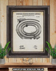 Greyhound Dog Racing Patent Print Set of 3