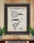 Fly Fishing Patent Print Set of 5