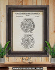 Fly Fishing Patent Print Set of 5