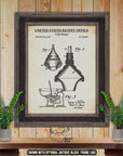 Toilet Plunger Patent Print - Vintage Bathroom Poster - 1958 Bathroom Invention at Adirondack Retro