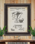 Washtub Patent Print - 1916 Laundry Invention at Adirondack Retro