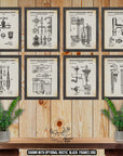 Plumbing Patent Print Set of 8 - Retro Plumbing Inventions at Adirondack Retro