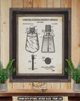 Nail Polish Patent Print - 1963 Cosmetic Invention at Adirondack Retro