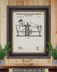 Exercise Machine Patent Print - Home Gym Poster - 1885 Fitness Equipment Invention at Adirondack Retro