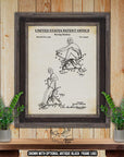 Rowing Machine Patent Print - Home Gym Poster - 1939 Fitness Equipment Invention at Adirondack Retro