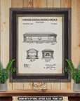 Funeral Patent Print Set of 3