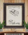 Soap Patent Print - Vintage Bar of Soap Poster - 1939 Bathroom Invention at Adirondack Retro