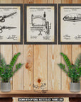 Sewing Patent Print Set of 3 - Sewing Inventions - Retro Sewing Wall Decor at Adirondack Retro