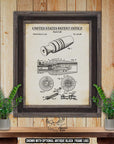 Duck Hunting Patent Print Set of 6