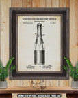 Champagne Patent Print Set of 2