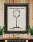 Wine Patent Print Set of 2