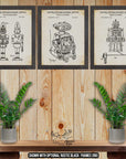 Robot Patent Print Set of 3 - Robot Posters - Toy Robot Inventions at Adirondack Retro