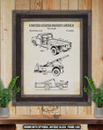 Tow Truck Patent Print Set of 6