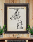 Snowboarding Patent Print Set of 6