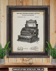 Shopping Patent Print Set of 2