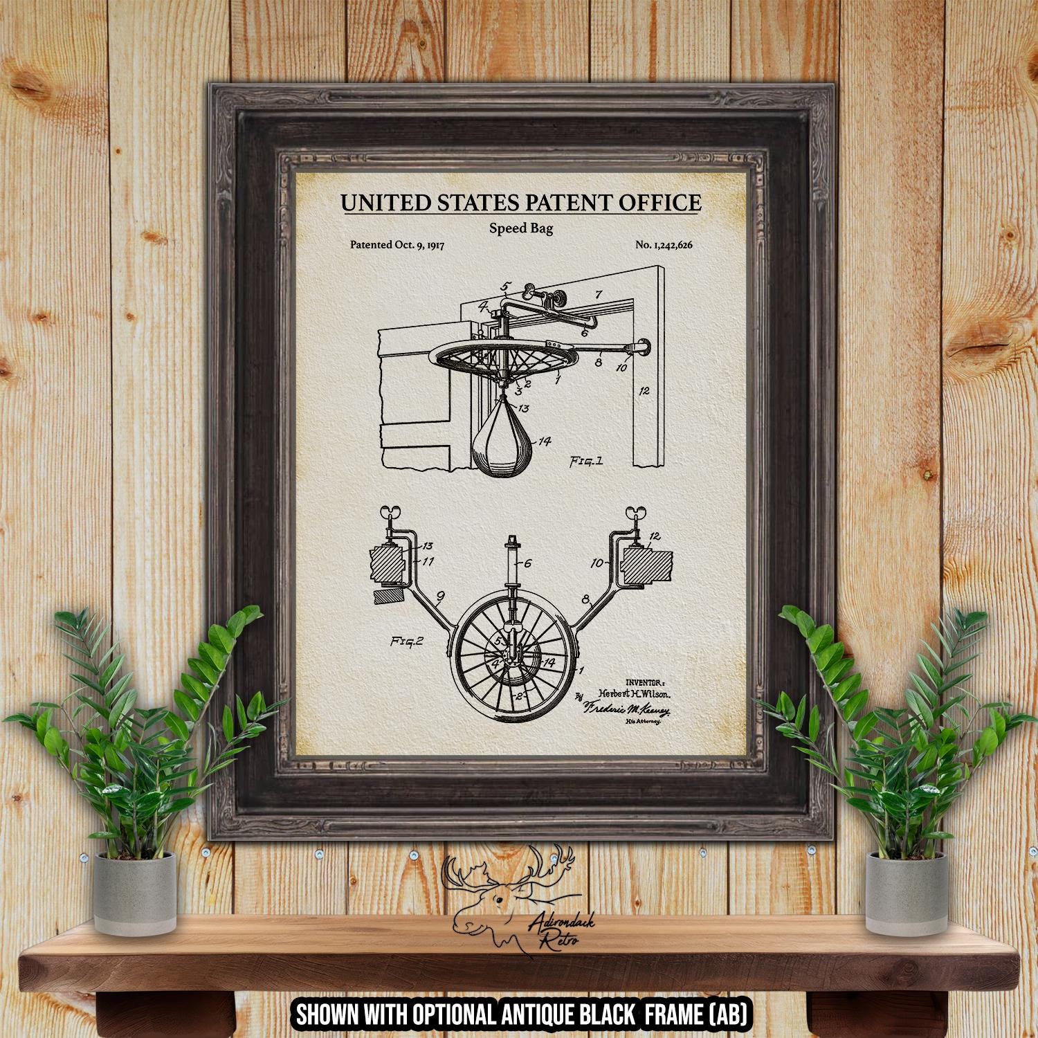 Boxing Patent Print Set of 6