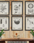 Laundry Patent Print Set of 6 - Laundry Room Inventions at Adirondack Retro