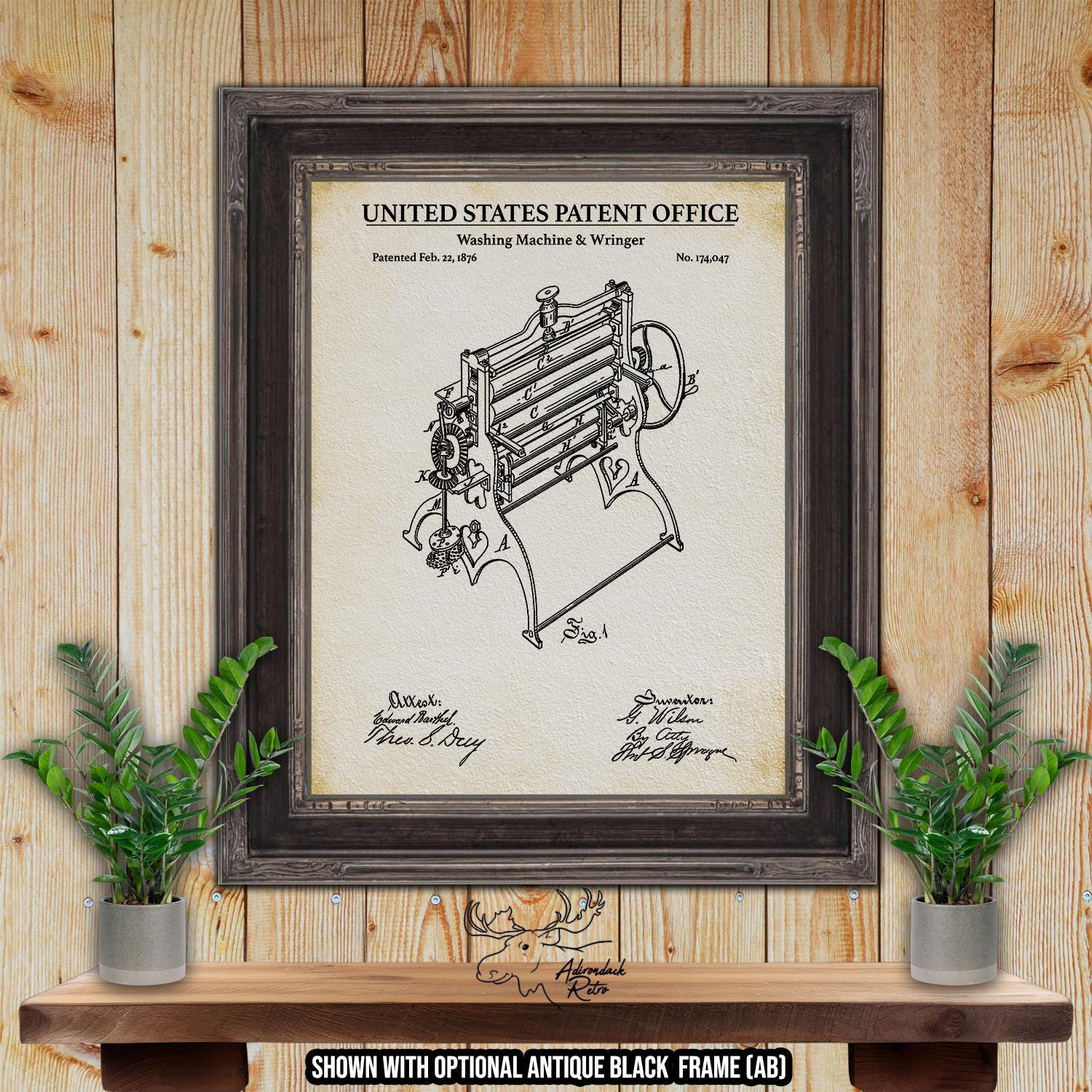 Laundry Room Patent Print Set of 6