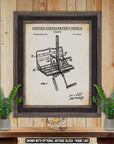 Snow Skiing Patent Print Set of 6