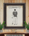 Football Referee Patent Print Set of 3