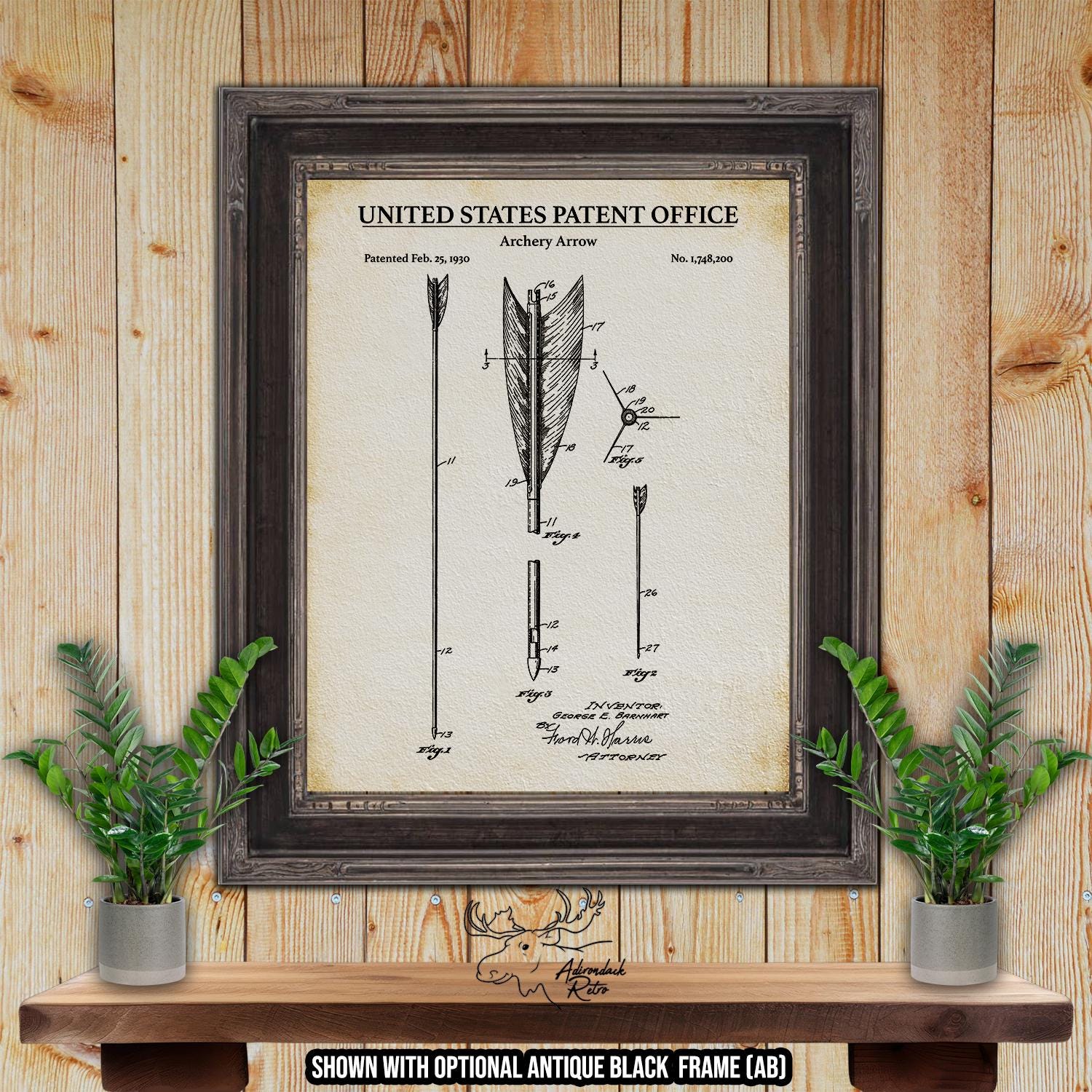 Archery Patent Print Set of 3