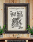 Fly Fishing Patent Print Set of 5