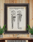 Plumbing Patent Print Set of 6