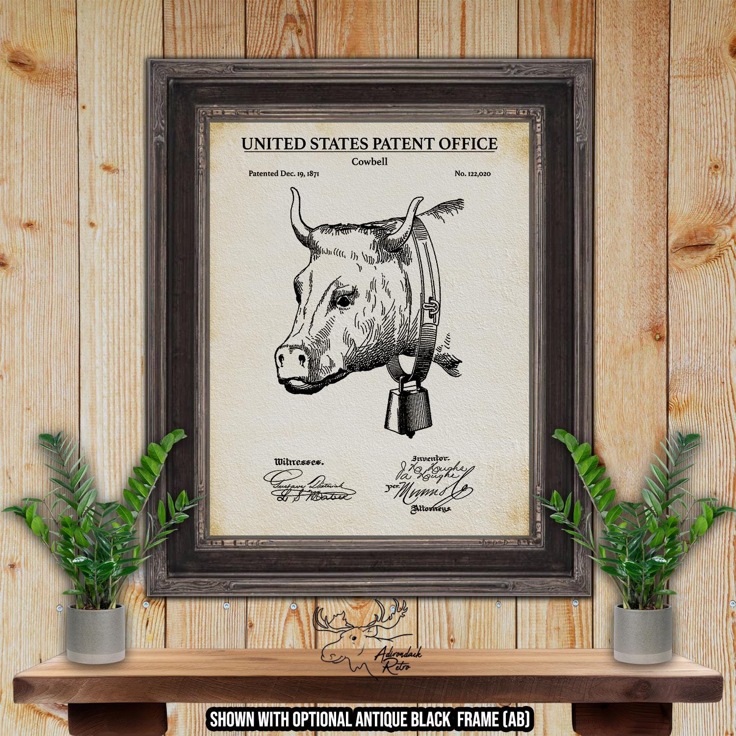 Dairy Farm Patent Print Set of 6