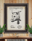 Dairy Farm Patent Print Set of 6