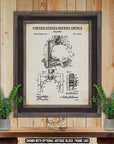 Hog Oiler Patent Print - 1917 Farming Invention at Adirondack Retro