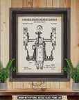 Tractor Patent Print - 1926 Tractor Invention at Adirondack Retro