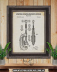 Pipe Cutter Patent Print - 1945 Plumbing Tool Invention at Adirondack Retro