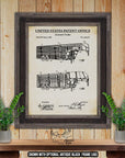 Livestock Trailer Patent Print - 1996 Farming Invention at Adirondack Retro