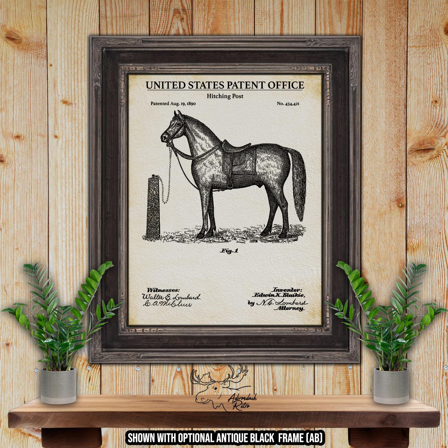 Horse Owner Patent Print Set of 4