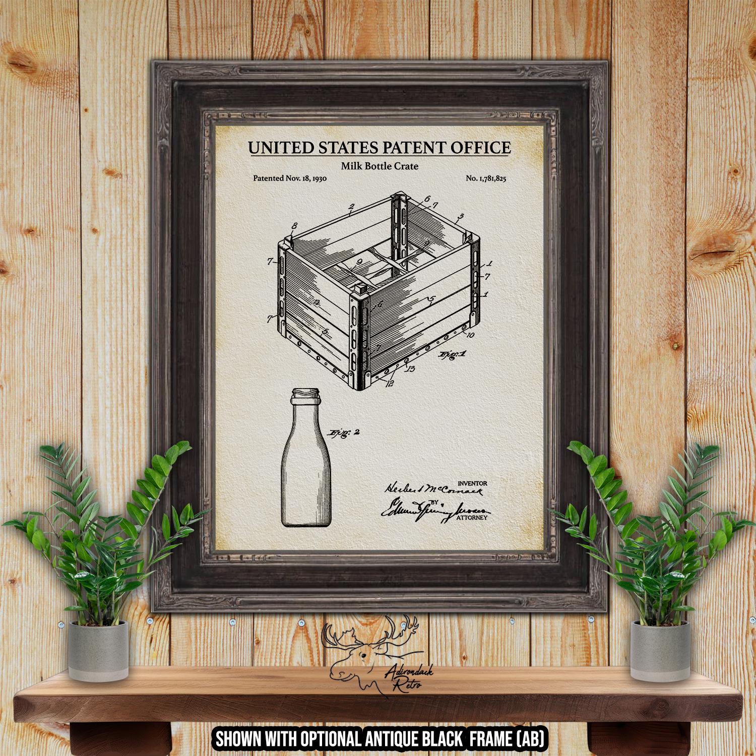 Dairy Farm Patent Print Set of 6