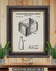 Dairy Farm Patent Print Set of 6