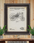 Tractor Patent Print Set of 4