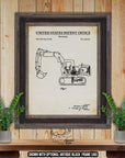 Construction Vehicle Patent Print Set of 6