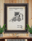 Construction Vehicle Patent Print Set of 8