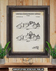 Construction Vehicle Patent Print Set of 8