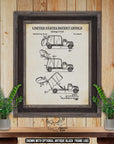 Garbage Removal Patent Print Set of 6