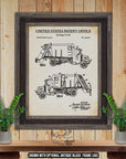 Garbage Removal Patent Print Set of 6