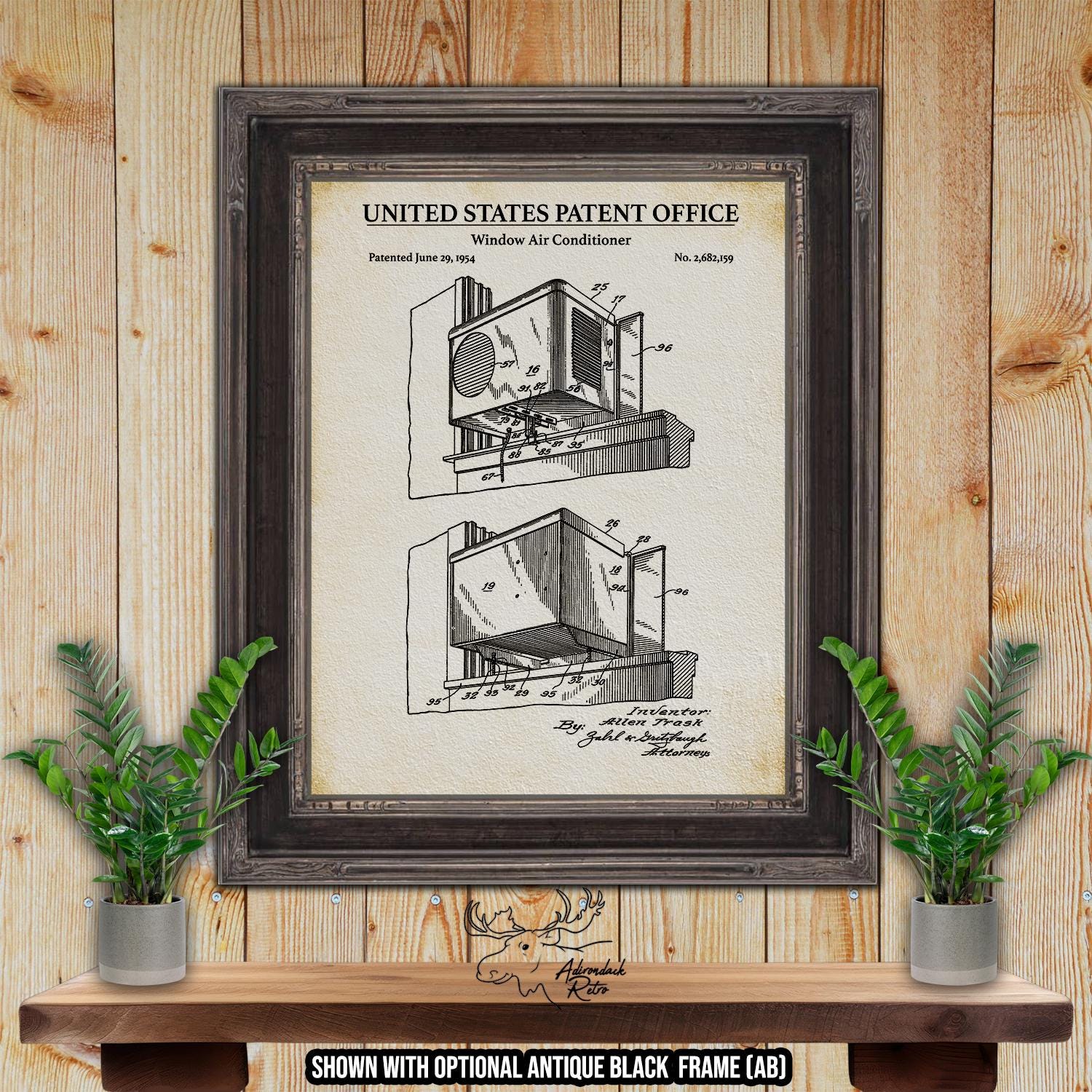 HVAC Patent Print Set of 6