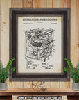 HVAC Patent Print Set of 8