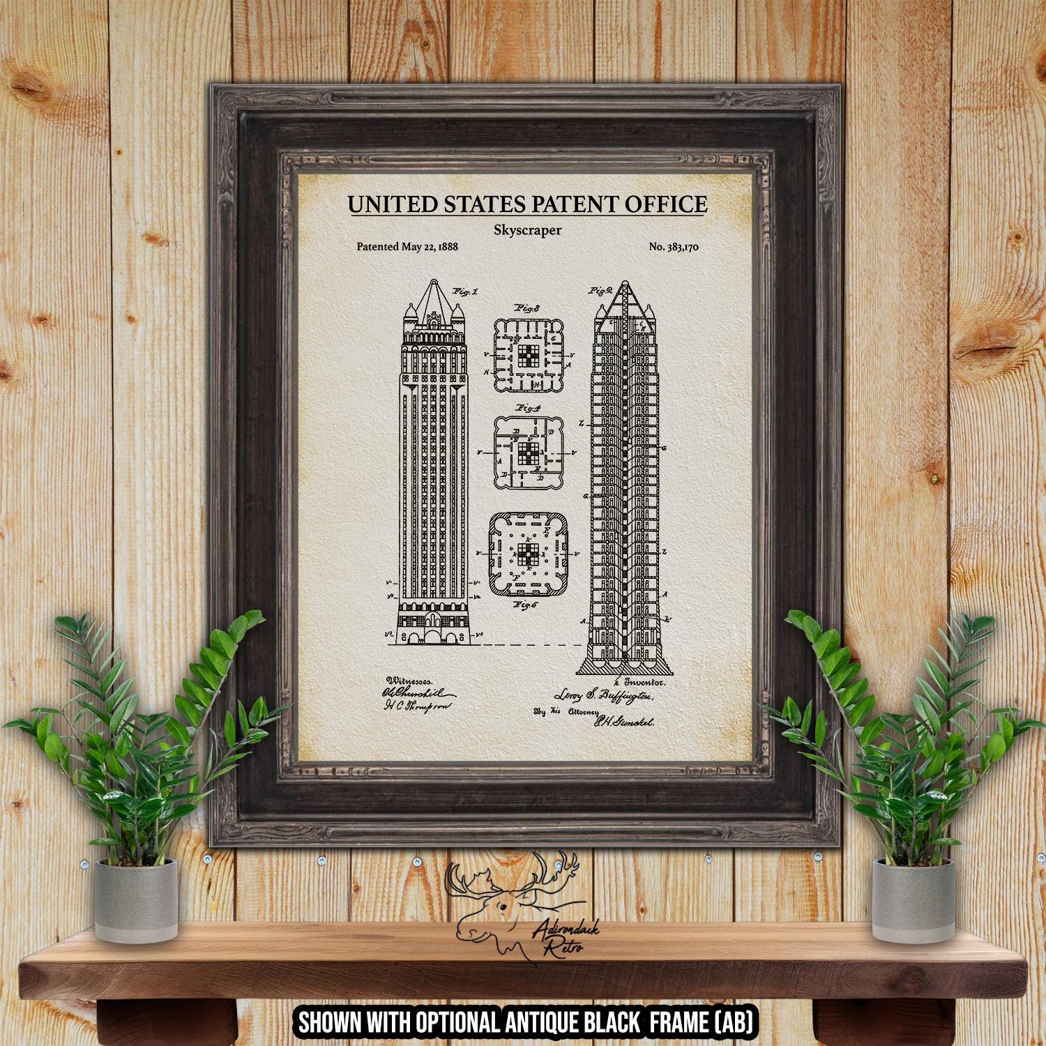 Architecture Patent Print Set of 6