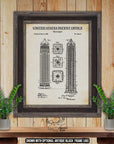 Architecture Patent Print Set of 6