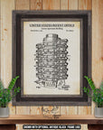 Architecture Patent Print Set of 6