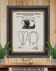 Knitting Patent Print Set of 2