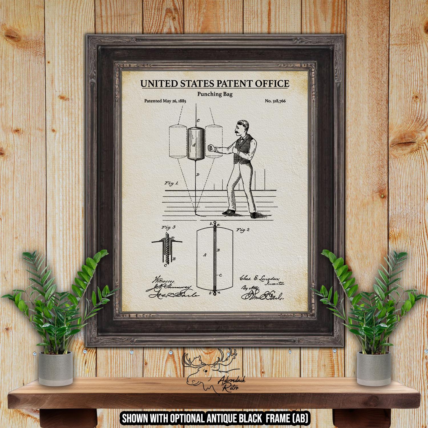 Fitness Equipment Patent Print Set of 8