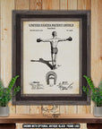 Fitness Equipment Patent Print Set of 8